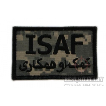 ISAF - INTERNATIONAL SEQURITY ASSISTANCE FORCE ACU/UCP velcro