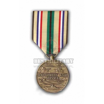 US ARMY MEDAL - SOUTHWEST ASIA SERVICE + baretka + pudełko