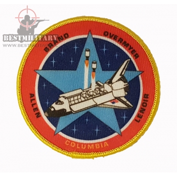 ORYGINALNA NASZYWKA NASA - COLUMBIA - STS-5