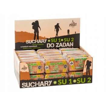 60 szt. SUCHARY WOJSKOWE SU-1 45g - karton 2,7kg