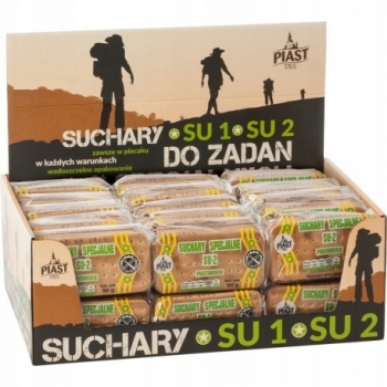 60 szt. SUCHARY WOJSKOWE SU-1 45g - karton 2,7kg