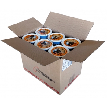 CHLEB PEŁNOZIARNISTY w Puszce 500g Pumpernikiel x 12 sztuk