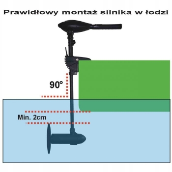 SILNIK ELEKTRYCZNY ZABURTOWY HASWING OSAPIAN 40lbs